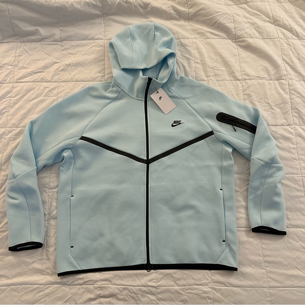 Nike Tech Fleece Windrunner Full-Zip Jacket | Men’s XL | Glacier Blue